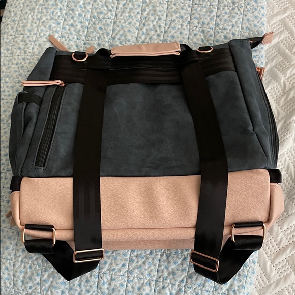 Petunia Pickle Bottom Black and Cream Backpack - Picture 2 of 3